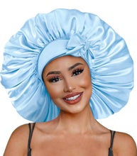 Load image into Gallery viewer, Reversible Bonnets for Women for all Hair Types-Double Layer Satin Bonnet